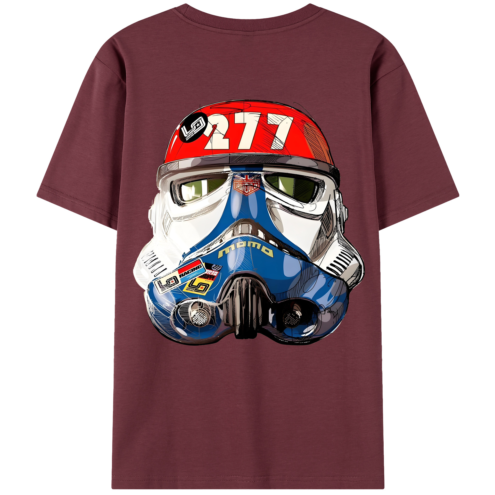 （画像用） スター・ウォーズ Star Wars 綿100％半袖Tシャツ（背面プリント）